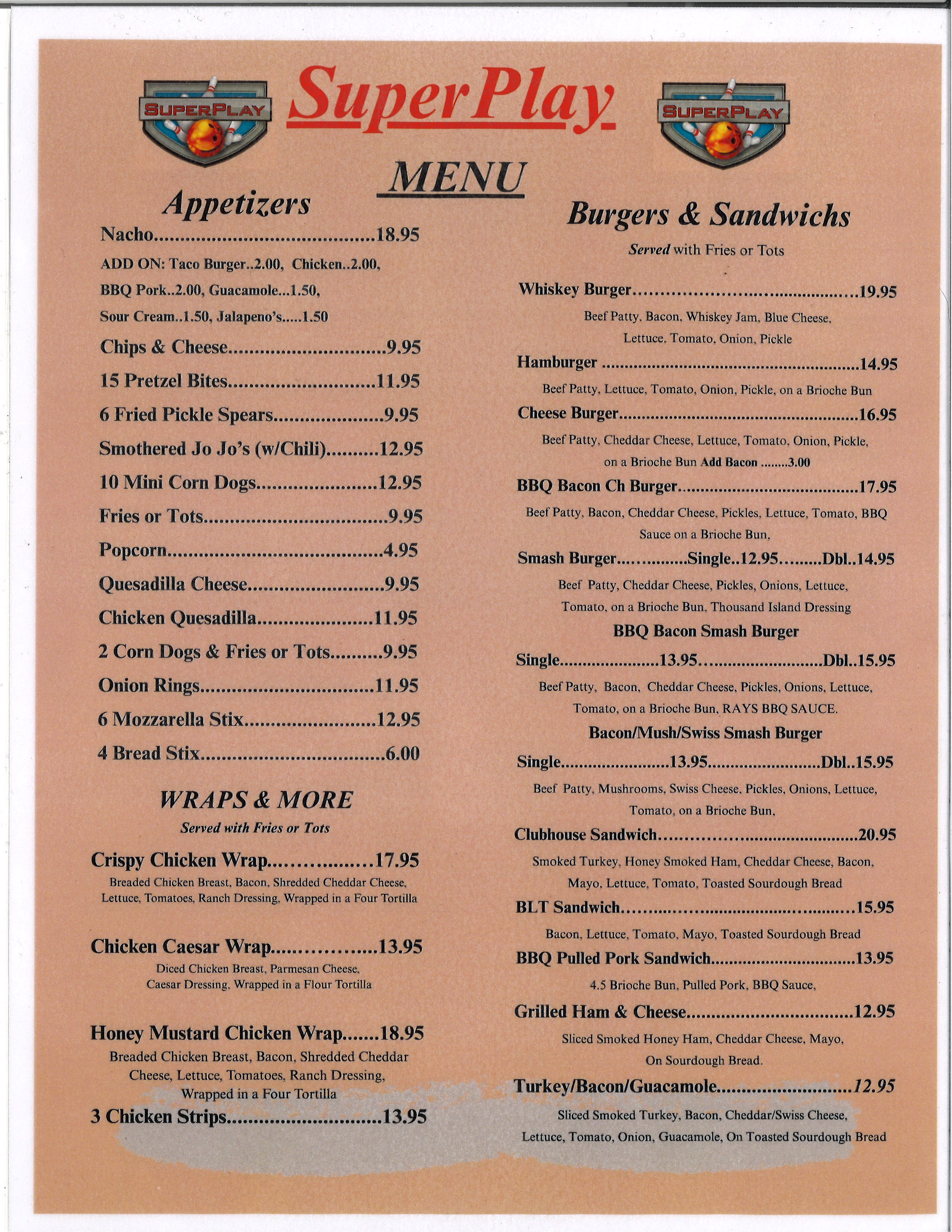 menu page 1